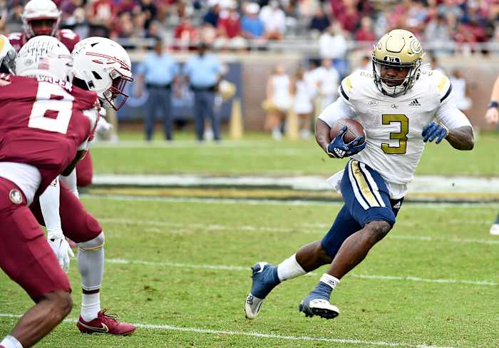 Georgia Tech Running Back Hassan Hall vs Florida State